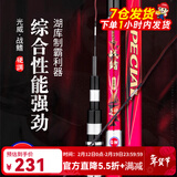 光威（GW）战鳍综合鱼竿青草鲢鳙鲤大物28调碳素轻硬野钓台钓竿钓鱼竿手杆