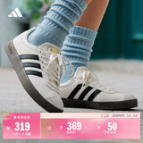 adidas「T头鞋」VL COURT复古休闲板鞋德训鞋男女阿迪达斯轻运动 汉玉白/黑色/树脂黄 (推荐女生买小半码)   37