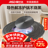 爱仕达（ASD）导热板 护锅导热垫解冻燃气灶传热片隔火加热盘防锅底烧黑导热片 升级版 26CM可拆卸导热板