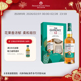 格兰威特（ThE GLENLIVET）12年 陈酿 苏格兰 单一麦芽威士忌 洋酒 700ml  双杯礼盒装 年货