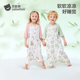 贝肽斯儿童睡袍夏季薄款睡衣2026新款宝宝睡袍优可丝家居服七分袖