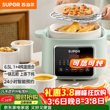 苏泊尔（SUPOR）电炖锅 电炖盅煲汤锅炖汤锅隔水炖锅 燕窝炖盅 煮粥锅蒸锅电煮锅婴儿辅食锅陶瓷DZ45FC865多功能锅