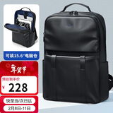 高尔夫（GOLF）双肩包男士软皮15.6吋电脑背包男大容量通勤出差旅行包学生书包女