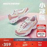 斯凯奇小冰熊|女鞋秋季撞色熊猫鞋清新甜美增高透气休闲老爹鞋896209