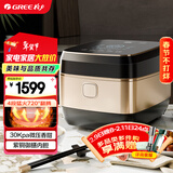 大松（TOSOT）格力电饭煲4-5人家用电饭锅4L微压力4段IH加热智能多功能煮粥煲汤带蒸屉健康发芽饭40X80C