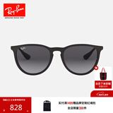 雷朋（RayBan）墨镜女款太阳镜抗紫外线轻质渐变多色镜片可选可定制度数0RB4171F 622/8G 黑色镜框灰色渐变镜片 尺寸57