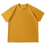 凡客诚品vancl 短袖T恤全棉圆领夏装男女同款 姜黄 XL （建议130-150斤）
