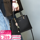 viney牛皮包包女包斜挎妈妈包中年单肩手提送生日情人节礼物女朋友老婆