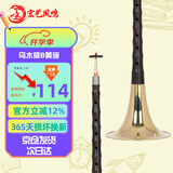 宏艺凤鸣（HongYiFengMing）乌木降B唢呐黄碗初学练习演奏高端成人唢呐乐器全套