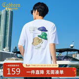 卡宾【索罗娜】男装 彩色印绣工艺T恤2025新款短袖休闲户外