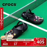 卡骆驰（CROCS）檀健次同款经典洞洞鞋轻便百搭女沙滩鞋包头拖鞋男鞋|10001 黑色-001 39 (240mm)