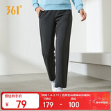 361°运动裤子女秋冬季跑步宽松户外休闲裤直筒长裤卫裤662434710D