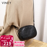 viney牛皮包包女包斜挎妈妈包中老年单肩小包生日女神节38妇女节礼物