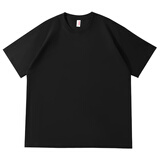 凡客诚品vancl 短袖T恤全棉圆领夏装男女同款 黑色 XL （建议130-150斤）