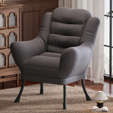 喻品懒人沙发休闲宿舍阳台沙发椅舒适小沙发软卧电脑靠背椅LZ076灰色