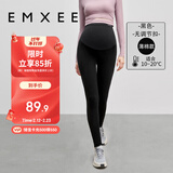 嫚熙（EMXEE）孕妇打底裤春秋季加厚保暖九分大码外穿防走光长裤子女运动瑜伽装