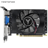 盈通（yeston）GT730-2G D5 极速版 GDDR5/64bit 办公游戏电脑显卡