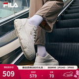 斐乐（FILA）官方女鞋ROCK岩石鞋帆布鞋杨幂同款夏新款时尚休闲鞋 泡沫白-WG 36.5
