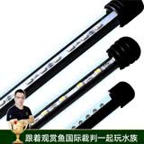 云峰海瑞 LED龙鱼缸灯水陆两用水中水草灯水族箱LED鱼缸灯具防水灯 24键遥控+手控变色43CM
