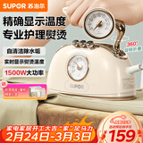 苏泊尔（SUPOR）【实时显温】手持挂烫机24g/min家用蒸汽电熨斗100ml水箱烫衣服小型便携式熨烫机EGH-919A