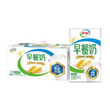 伊利早餐奶麦香味 250ml*24盒 浓香麦片早餐伴侣 礼盒装