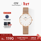 丹尼尔惠灵顿（DanielWellington）DW女士手表轻奢流金简约石英欧美腕表送女友新年礼物DW163