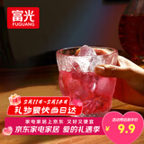 富光冰川杯玻璃杯子水杯女夏季家用饮料咖啡杯啤酒杯凉水杯家居馆