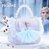 迪士尼（disney）爱莎公主包包手提包实用生日礼物女孩儿童包包女斜挎包新年礼物 【天使羽翼】爱莎蓝色 手提斜跨