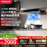 老板（Robam）油烟机双子星E2/E2P系列【李佳琦同款机皇E2L】26立方大吸力超薄零嵌抽油烟机燃气灶套装 E2L【机皇单烟机】