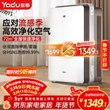 亚都（YADU）空气净化器 办公室家用净化器 除甲醛细菌雾霾过敏源流感 KJ600G-S5Pro