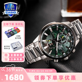 卡西欧（CASIO）商务休闲皮带钢带手表男日韩腕表防水石英男士手表送男友 礼物 EFR-303DB-3AVUPR