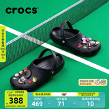 CROCS卡骆驰檀健次同款经典洞洞鞋男鞋一脚蹬沙滩鞋拖鞋|10001 黑色-001 43 (270mm)
