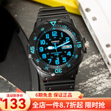卡西欧（CASIO） 卡西欧(CASIO)手表 树脂皮带运动防水儿童学生电子表日期星期 MRW-200H-2B
