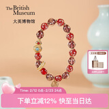 大英博物馆东方梦境香灰琉璃镂空轻奢高级手链送女生情人节礼物