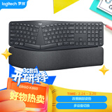 罗技（Logitech）ERGO K860 无线蓝牙键盘 多操作系统键盘 人体工学分体式键盘 多设备匹配办公键盘 K860黑色 110键