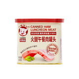 小猪呵呵火腿午餐肉罐头340克90%猪肉高蛋白泡面三明治火锅螺蛳粉方便面