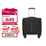 Diplomat外交官DEF-1551G 行李箱商务万向轮商务航空登机旅行箱黑色16英寸