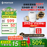 滨特尔（pentair）前置过滤器大通量家用全屋自来水管道40μm过滤器大流量水驱涡轮+反冲洗刮洗净水器 【自主安装】S160升级11T大通量