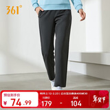 361°运动裤子女秋冬季跑步宽松户外休闲裤直筒长裤卫裤662434710D