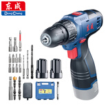 东成锂电钻WJZ1601S手电钻充电电动螺丝刀起子家用16V双电套装+18件套