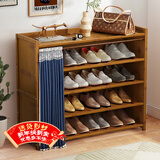 安尔雅鞋柜门口家用大鞋架子多功能收纳储物柜入户玄关柜 5层70cm