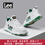 Lee男鞋春季新款男士休闲鞋时尚厚底运动板鞋舒适百搭白色鞋子男潮鞋 绿色 【主推款】 40 【偏大/请拍小一码】