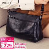 viney牛皮包包女包斜挎妈妈包中年轻奢单肩送生日情人节礼物女朋友老婆