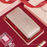 金狐狸（FOXER）牛皮女士钱包大容量长款卡包钱票夹手拿包零钱包三八妇女神节礼物