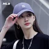 MLB帽子男女情侣棒球帽软顶鸭舌帽遮阳生日礼物3ACP7701N-50PPS