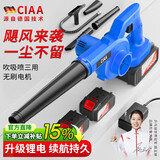 CIAA德国 锂电鼓风机大功率吹风机充电工业吹尘器小型除尘吹吸一体机 工业级【两块10节5000H电池】 赠全套工具