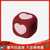 CASETIFY 【马年新品】硅胶串珠 DIY手机背带挂绳/腕带 字母/爱心/小狗/蝴蝶 手机配件/背带配件 粉色爱心