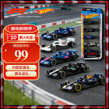 风火轮（HOT WHEELS）男孩赛车玩具车模生日礼物-风火轮F1赛车五辆装JLN11