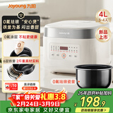 九阳（Joyoung）0氟系列珐琅瓷釜4升安心煲电饭煲电饭锅3-4人家用0特氟龙微压柴火饭4A好饭NTC智控多功能 F-40NF12