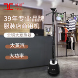 域桥 挂烫机家用服装店商用大蒸汽大功率熨烫机全铜芯手持烫衣服烫衣机立式2000W 黑色2200瓦